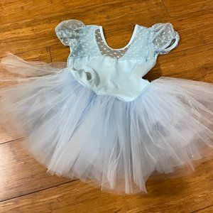 Baby Blue Dance Recital Tutu Child Size Medium Costume Ballet Dress